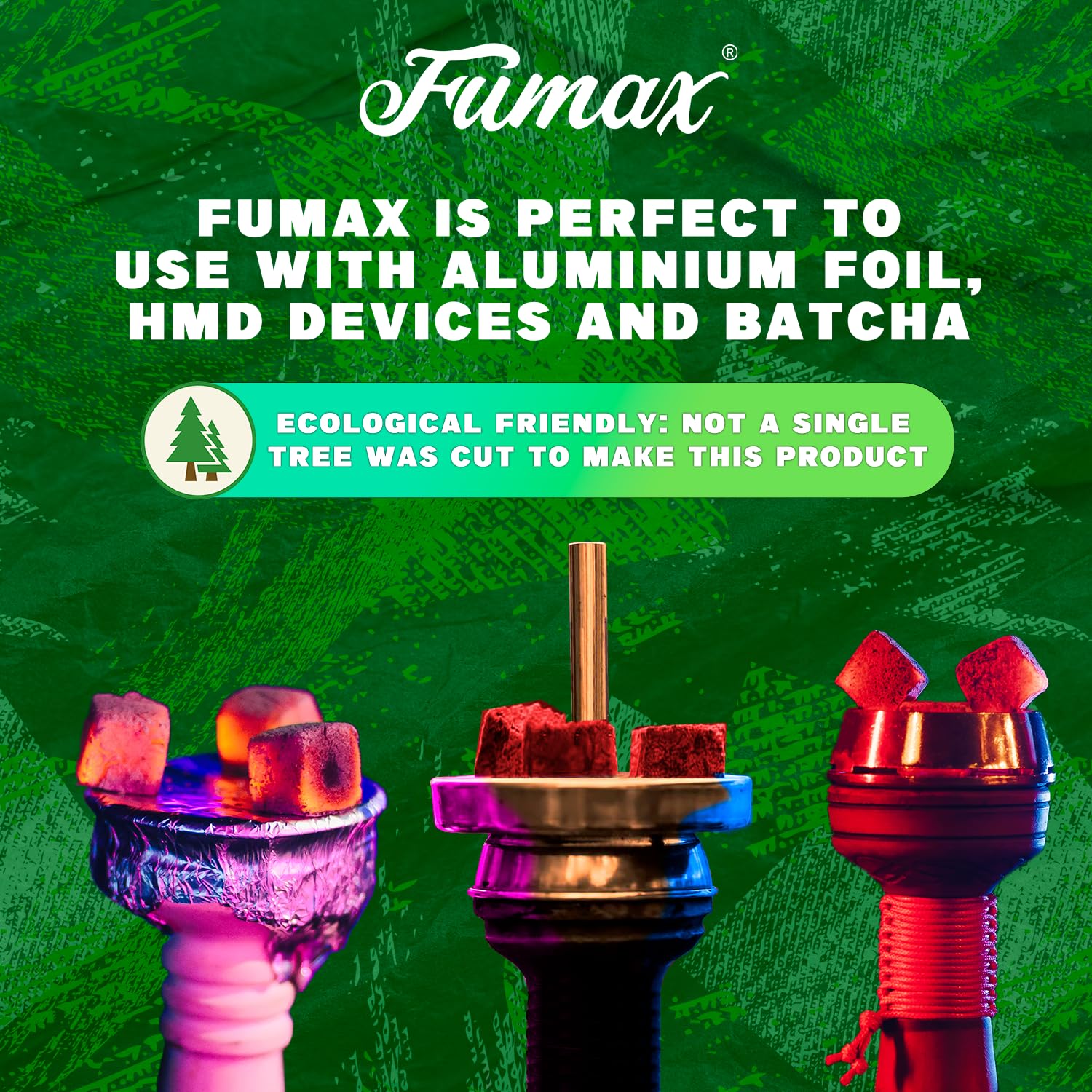Amazon.com: Fumax Premium Hookah Charcoal Coals. Charcoal