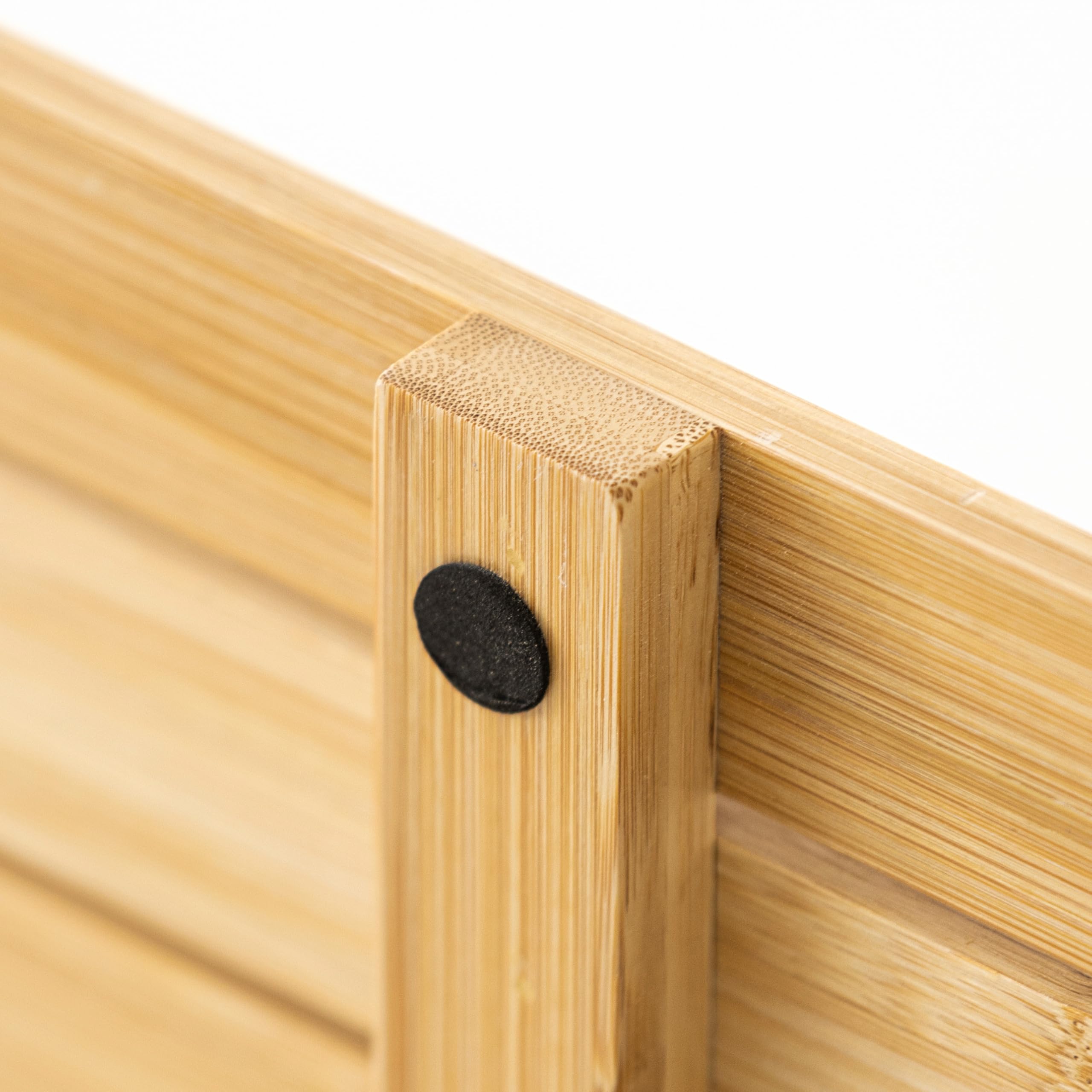 Brigros - Pedana Doccia In Bamboo Antiscivolo Per Bagno, Tappetino Doccia In Legno Naturale, Tappeto Bambu In Vari Formati, Pedana Doccia Antiscivolo In Legno, Tappetino Bagno (50x50 cm)