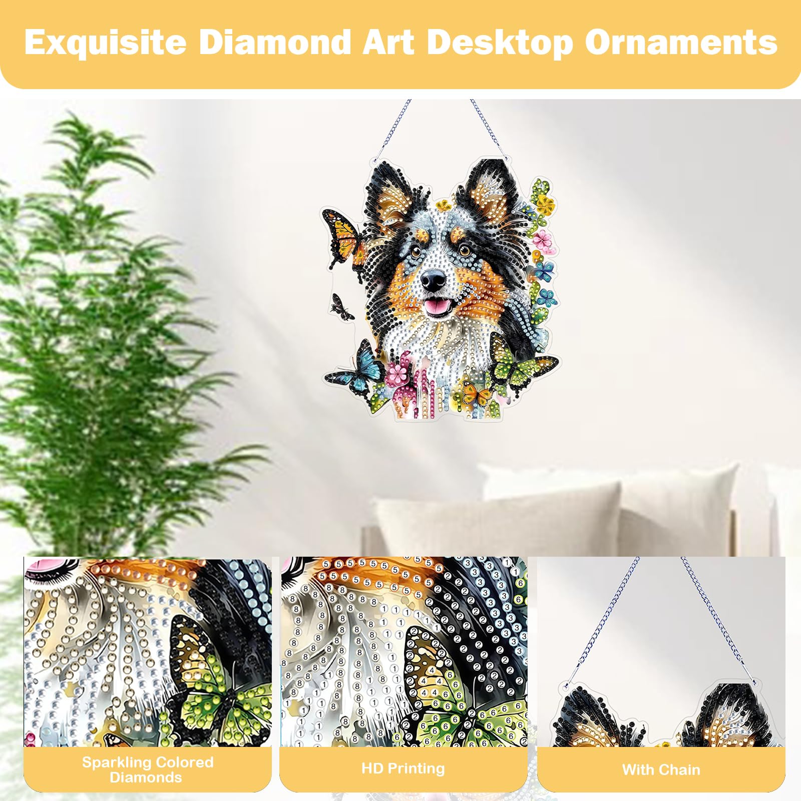 CAYUDEN Diamond Painting Hanging Ornaments - Image 4