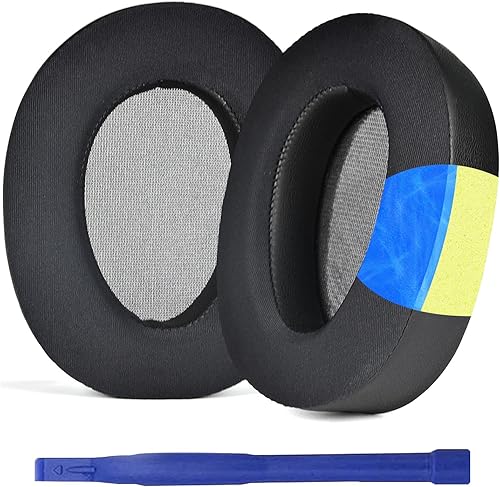 Miniatura 6 de WH-H900N - Almohadillas de repuesto de gel refrigerante, compatible con auriculares Sony WH-H900N y MDR-100ABN, almohadillas de tela de hielo, color