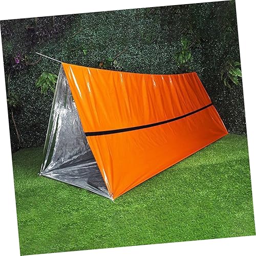 Miniatura 6 de BESPORTBLE Tienda de campaña de tubo al aire libre de emergencia portátil a prueba de viento PE Material Tienda de supervivencia para acampar