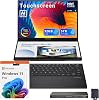 Laptop 2 en 1 ASUS Zenbook Duo, doble pantalla táctil OLED WUXGA de 14", Intel Core Ultra 9 285H, 32GB LPDDR5X, almacenamiento de 5TB (4TB SSD+1TB estación de acoplamiento), PC Copilot+, teclado retroiluminado, Win11 Pro, gris 1