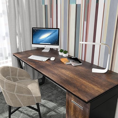 Miniatura 6 de Decotalk Papel de contacto de grano de madera de 17.7 x 400 pulgadas, papel de contacto de madera para encimeras, impermeable, papel de contacto de