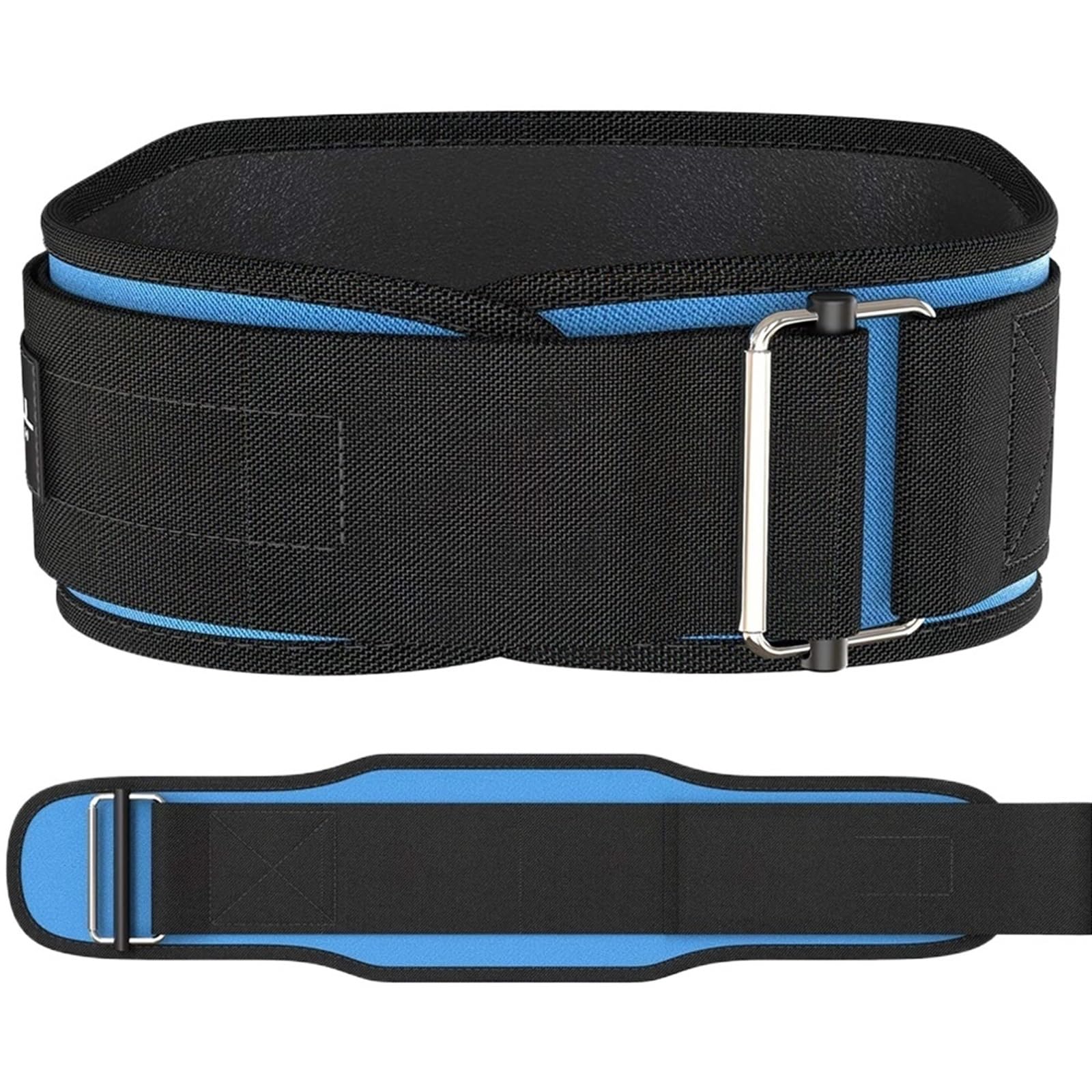 Cintura Powerlifting Cintura for sollevamento pesi autobloccante - Cintura for sollevamento pesi for fitness funzionale serio - Cintura for allenamento for stacco di supporto for il sollevamento(Blue,