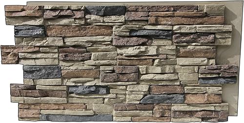 Miniatura 4 de Tritan BP - Panel de revestimiento de piedra sintética con clasificación de fuego de clase A Lightning Ridge acabado Nature Spirit & Ekena Millwork