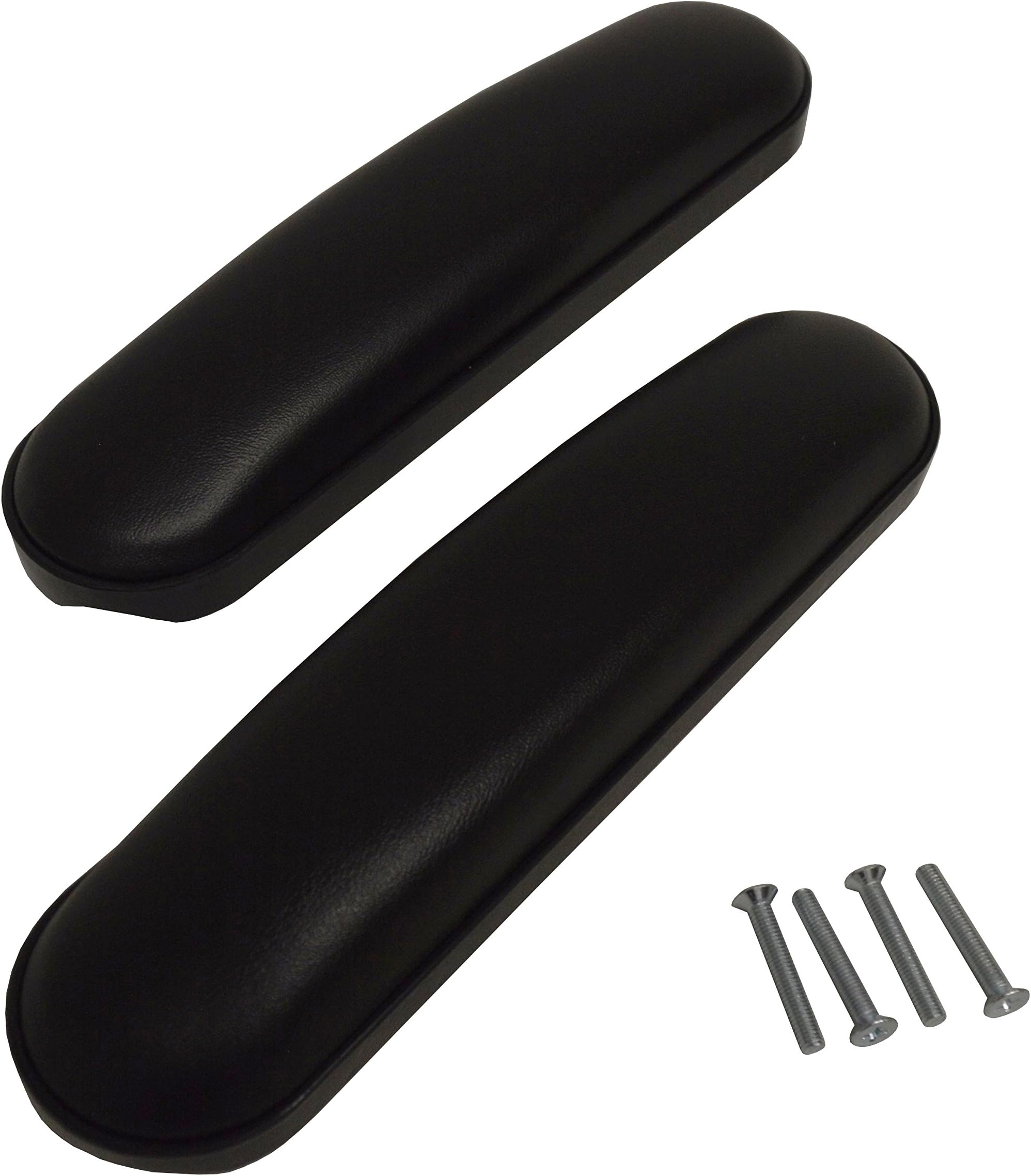 ALCO Universal Desk Length (9-1/8") Wheelchair Arm Pads, Black (Pair), Universal: Fits Most Invacare, Medline, Drive, E&J, Guardian, Lumex, Tuffcare, & Other Desk Arm Manual Wheelchairs