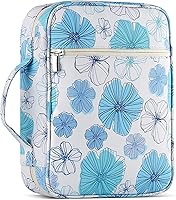 Vista 19 de Funda para Biblia con Asa Duradera, Estuche de Transporte para Libros Bolsa de Iglesia para Biblia, Protectora con Bolsillo con Cremallera