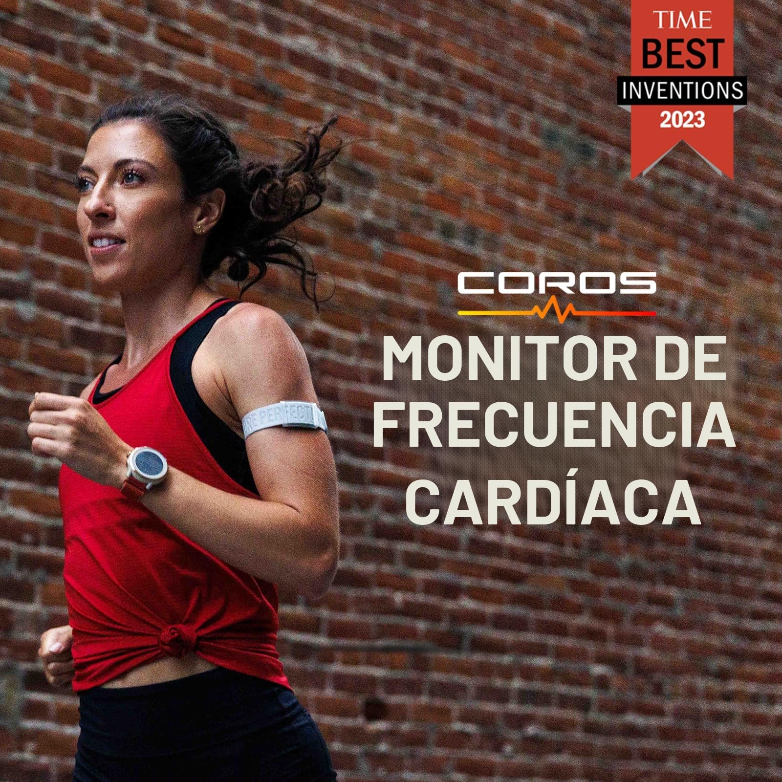 COROS Pulsómetro, Cómodo, Fácil de Llevar, Detección automática de Uso, Sensor avanzado, Datos precisos, Bluetooth, 80 días de duración de la batería, para Correr y Montar en Bici