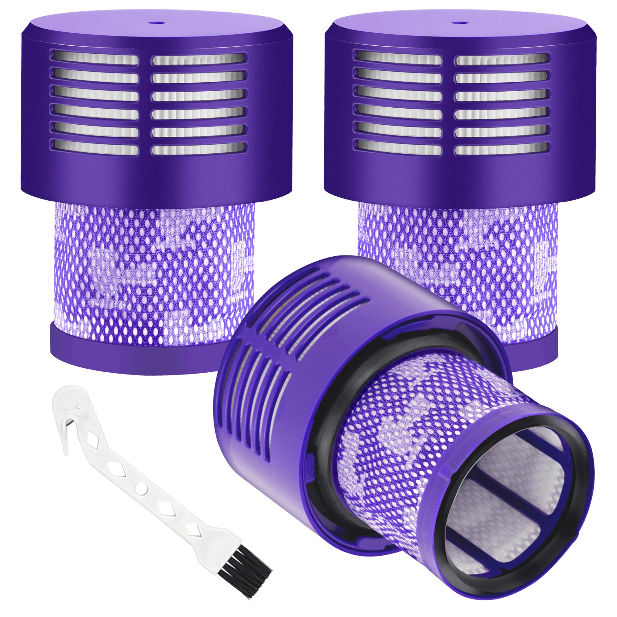 Vacuum Filter Replacement for Dyson Cyclone V10 Series,V10 Animal,SV12,V10 Absolute,V10 Total Clean Cordless Stick Part no.969082-01 (3 Park) by APPLIANCEMATES