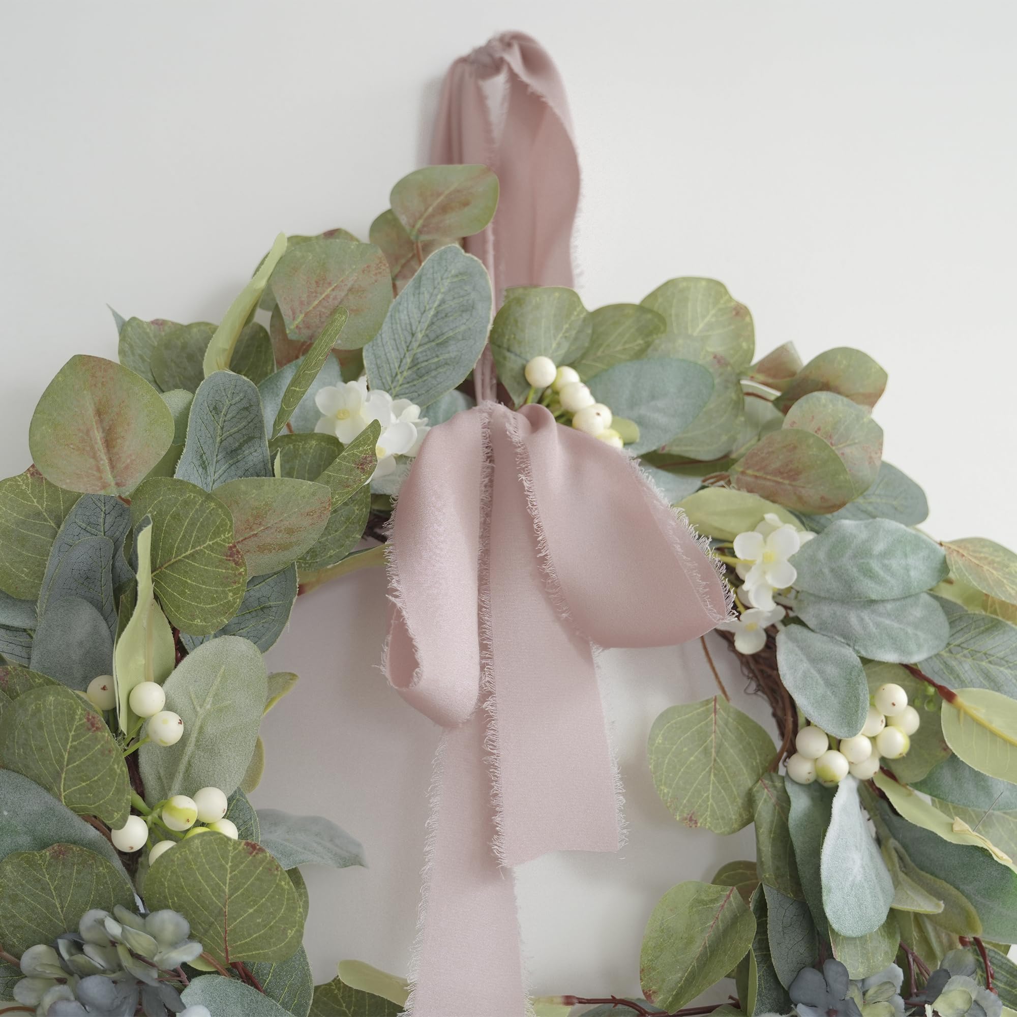 MEEDEE Pinkes Chiffonband, 5,1 cm, ausgefranstes Band, staubige Rose, Chiffon-Seidenband, dunkelrosa Band zum Basteln, Chiffonband für Geschenkverpackungen, Hochzeitseinladungen, Brautstrauß (3 Rollen