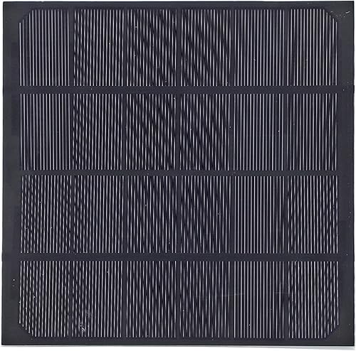 Panel solar de 6V 4.5W, panel solar de alta eficiencia de conversión monocristalino, pequeño y portátil DIY cargador de panel de batería solar para