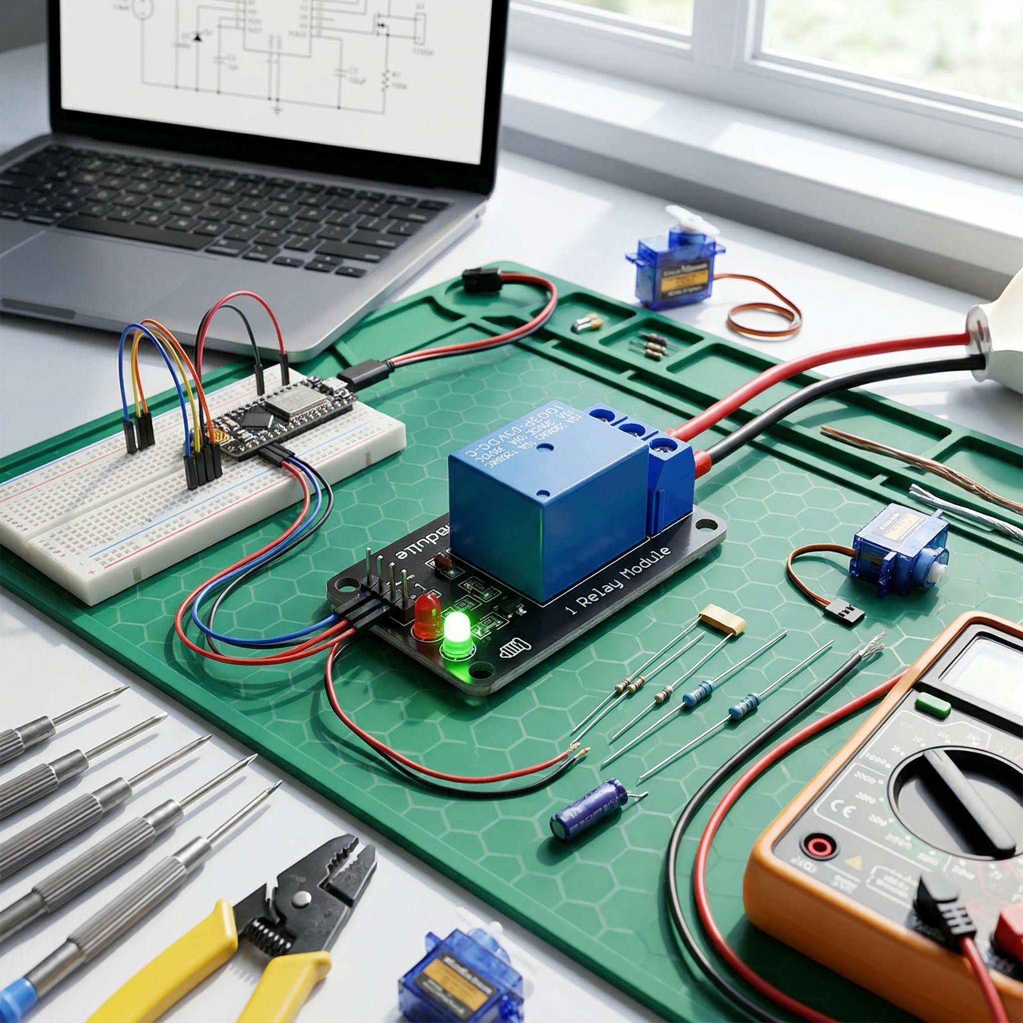 Moduł Przekaźnika 3.3V - Wysokowydajne Elektroniczne Sterowanie dla Urządzeń z Pasywnym Sterowaniem, Kompatybilny z 3.3V Systemami, Akcesoria Kontrolne