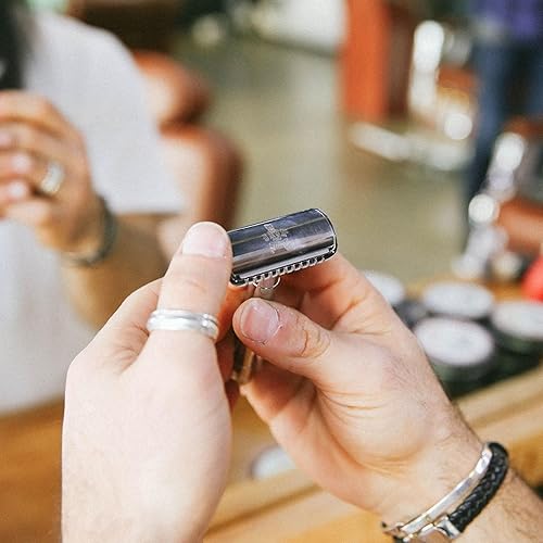 Miniatura 8 de Cuchillas de afeitar de seguridad de doble filo, acero inoxidable, paquete de 12, para todo tipo de piel, afeitado suave