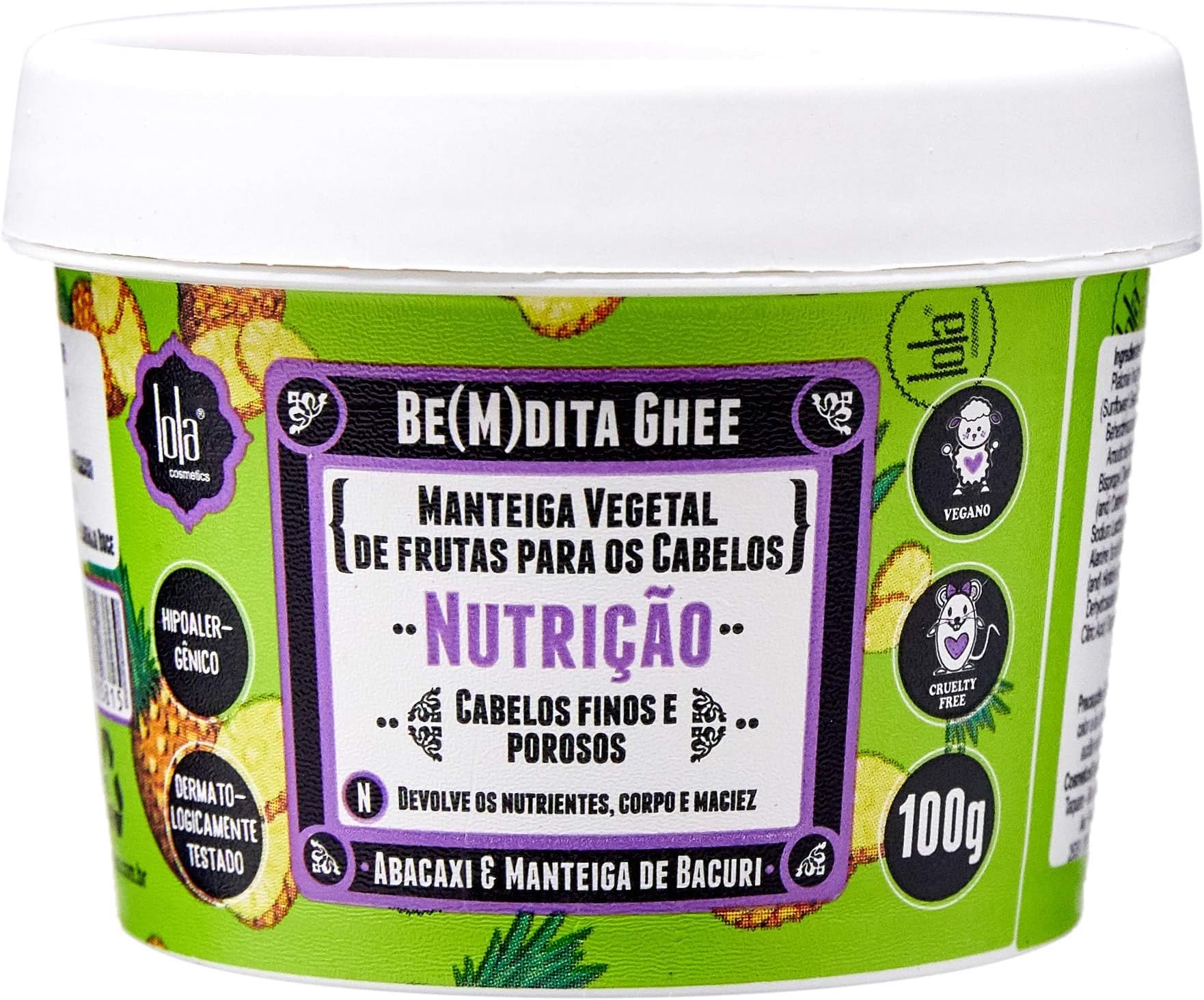 Lola From Rio Be(M) dita Ghee Máscara Nutrição 100gr - nourishing mask