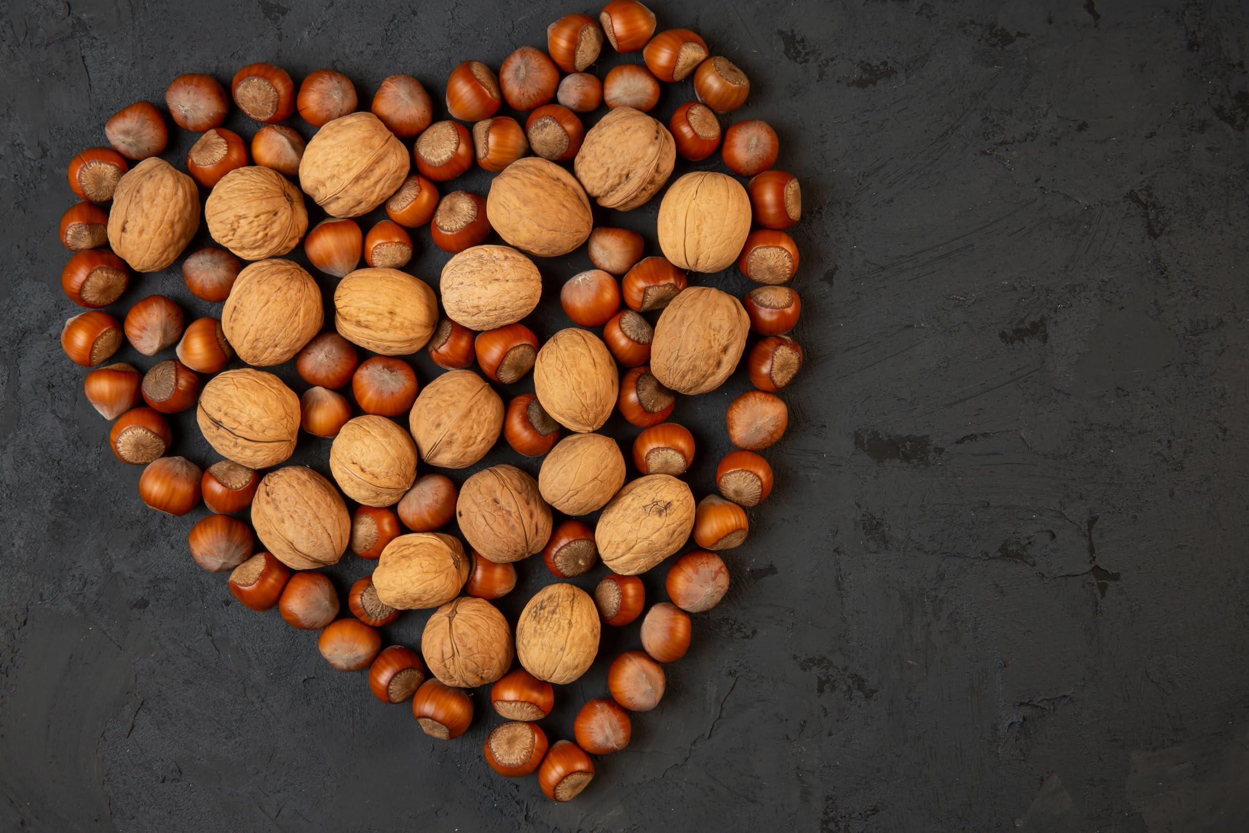 Natural Food – Nueces y Avellanas con Cáscara – 2 x 5 kg – Surtido de Frutos Secos, Tamaño Grande – Deliciosos Frutos Secos para Snacks, Postres, Muesli y Repostería