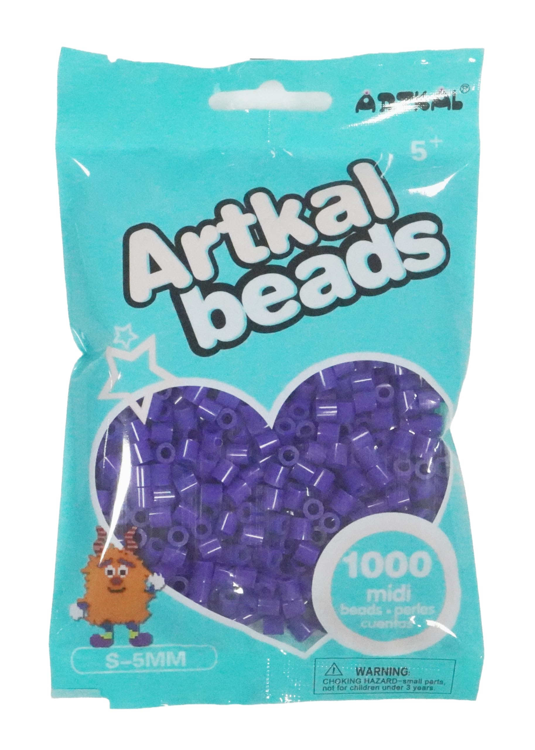 Mouldmaster Violet Artkal 5Mm Midi Fuse Beads 1000 Beads