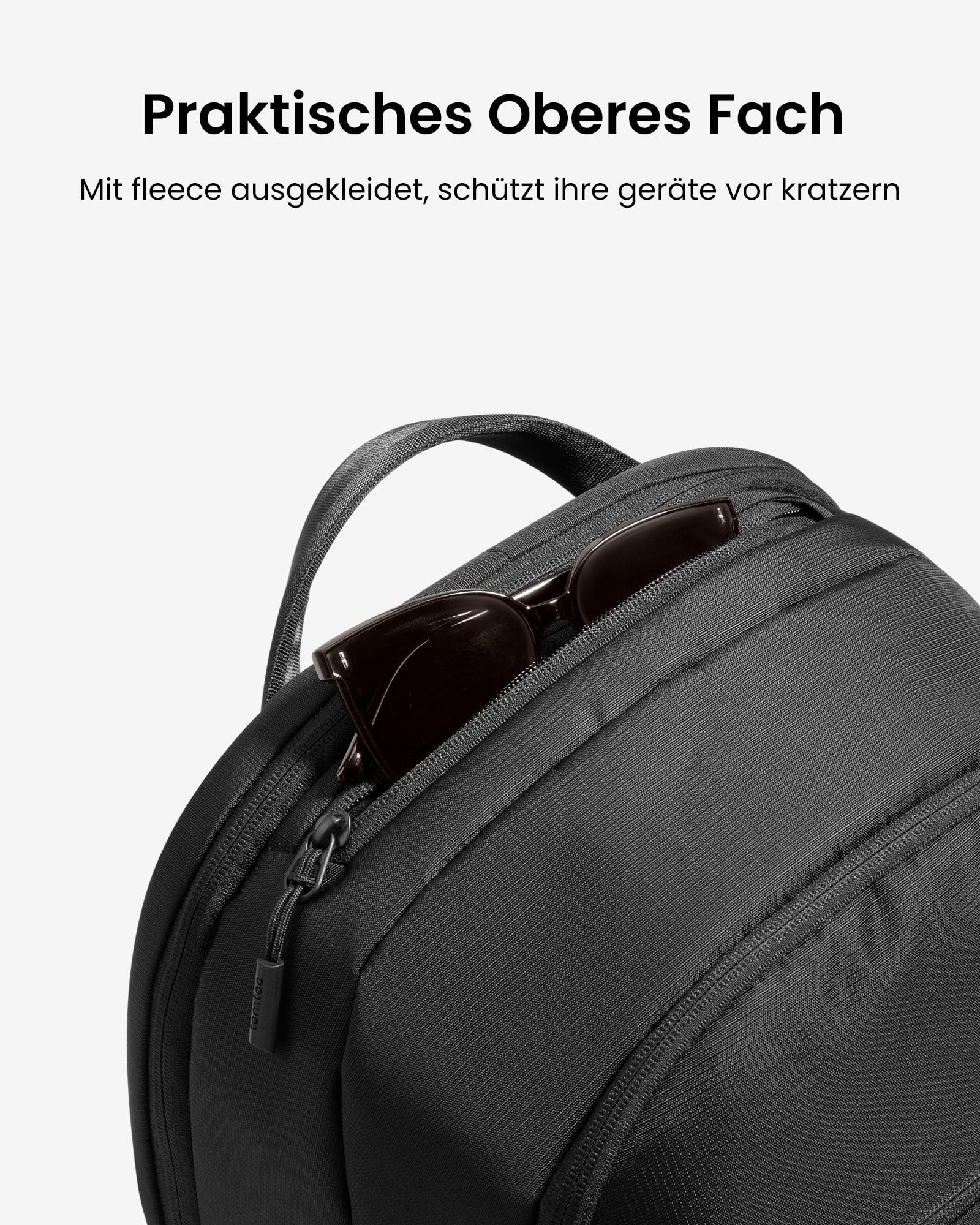tomtoc Laptop Rucksack 32L Business Rucksack Herren | Mit Laptopfach für 15,6-16 Zoll Notebook, TSA-freundlich, Spritzfest, Groß Arbeitsrucksack für Geschäftsreisen