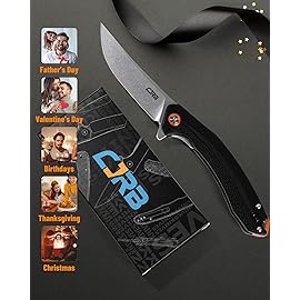 CJRB Folding Knife Gobi (J1906) AR-RPM9 Powder Steel G10 Handle Pocket Knife EDC Knife Black