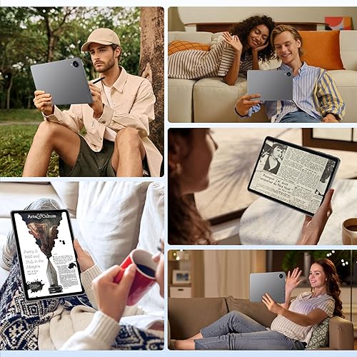 Miniatura 8 de ECOPAD Tablet Android 15, tabletas de 10.1 pulgadas con procesador Octa-Core, pantalla HD IPS, 12 GB de RAM+128 GB de ROM, compatible con expansión