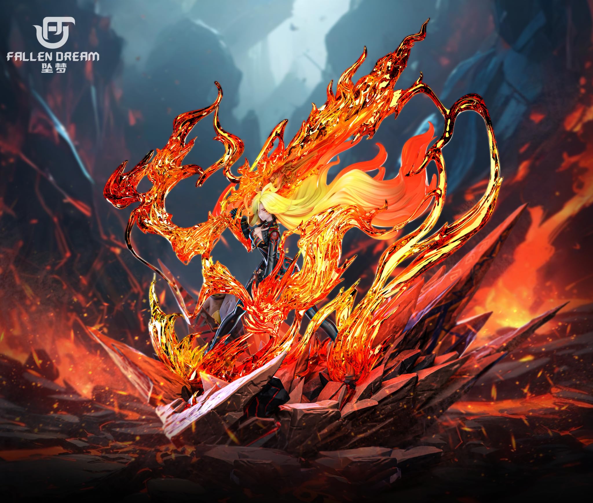 Amazon.co.jp: REENEW 瑪薇卡 火女 原神 マーヴィカ フィギュア