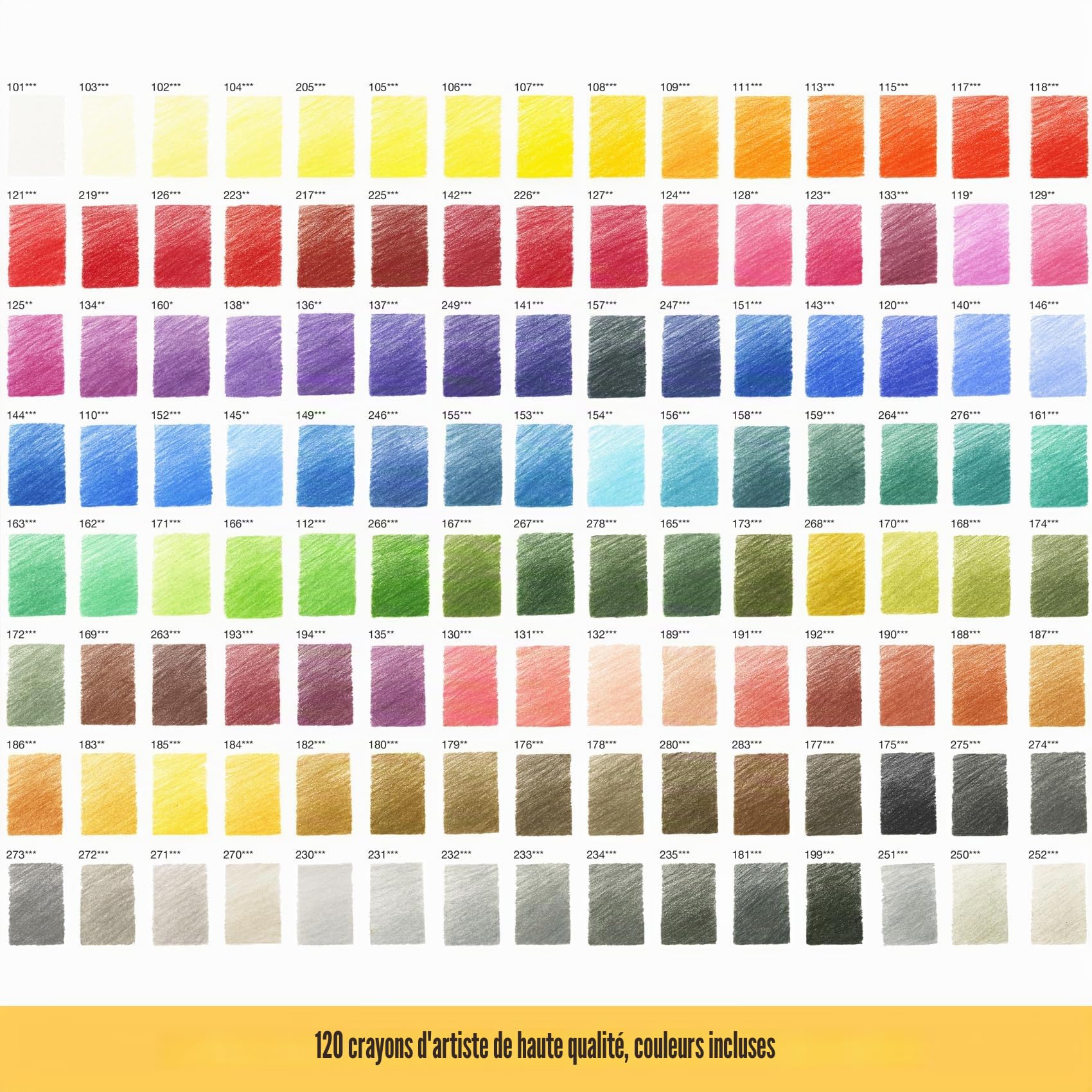 Faber-Castell Bloc à croquis A4 et boîte de 120 crayons de couleur Polychromos pour artistes – Kit d'art pour livres de coloriage pour adultes, fournitures d'artisanat, dessin, croquis, crayons