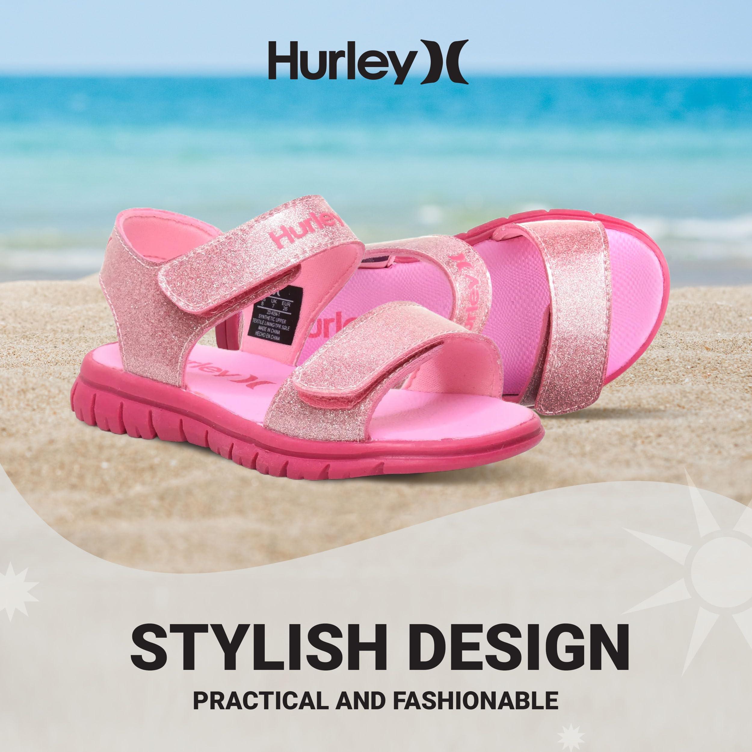 Hurley Sandali Ken con cinturino regolabile per bambini