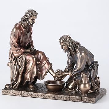 Unicorn Studios WU76001A4 Jesus Washing His Disciples Feet - Mbz and Color