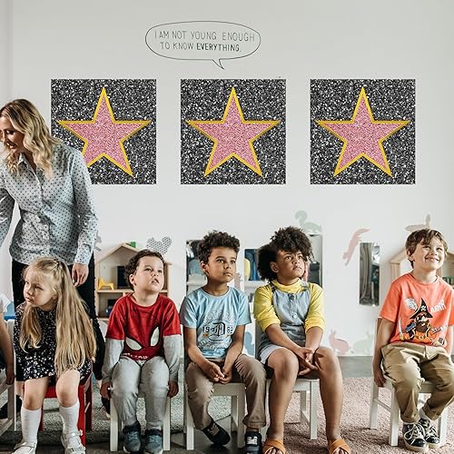 Miniatura 5 de Starboling 25 Piezas de Adhesivos de Estrellas de Cine, Adornos Temáticos de Película para Fiestas, Adornos de Fiesta de Alfombra Roja y Premios