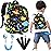 Accmor Toddler Backpack Leash, Cute Kids Backpack with Anti Lost Wrist Link, Mini Child Backpack Leash Baby Walking Harness for Travel, Small Dinosaur Backpack Tether for Boys Ages 1-3