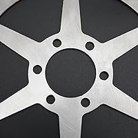 Vista 7 de YOXUFA Rotor de freno de disco de mini bicicleta de 180mm con pastillas de repuesto para Baja Doodle Bug DB30 CT100U CC100X motor 97cc 98cc 100cc