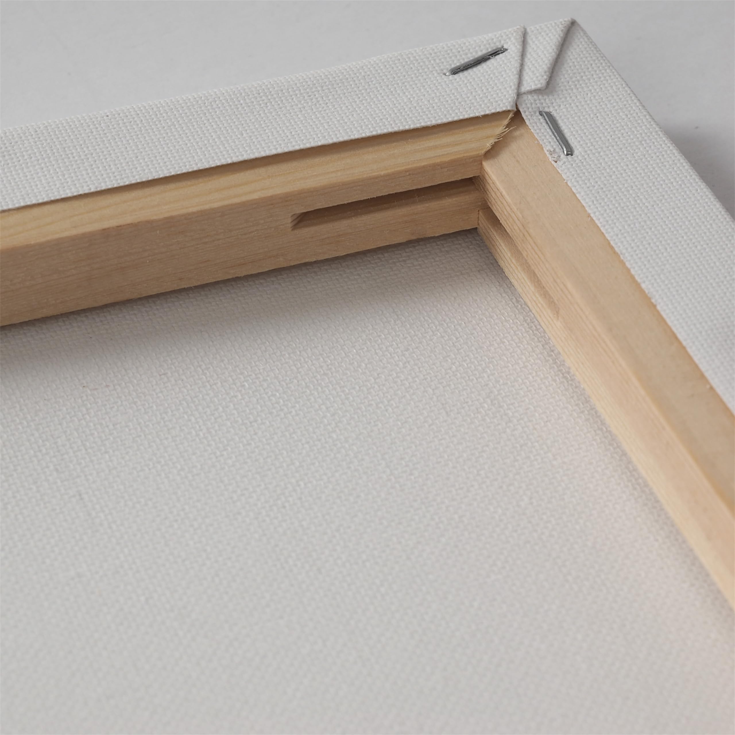 2x ART-STAR KEILRAHMEN 70x120cm | Leinwände auf Keilrahmen 70 x 120 cm | 100% Baumwolltuch ±280gsm zweifach grundiert, malfertige bespannte Keilrahmen mit Leinwand