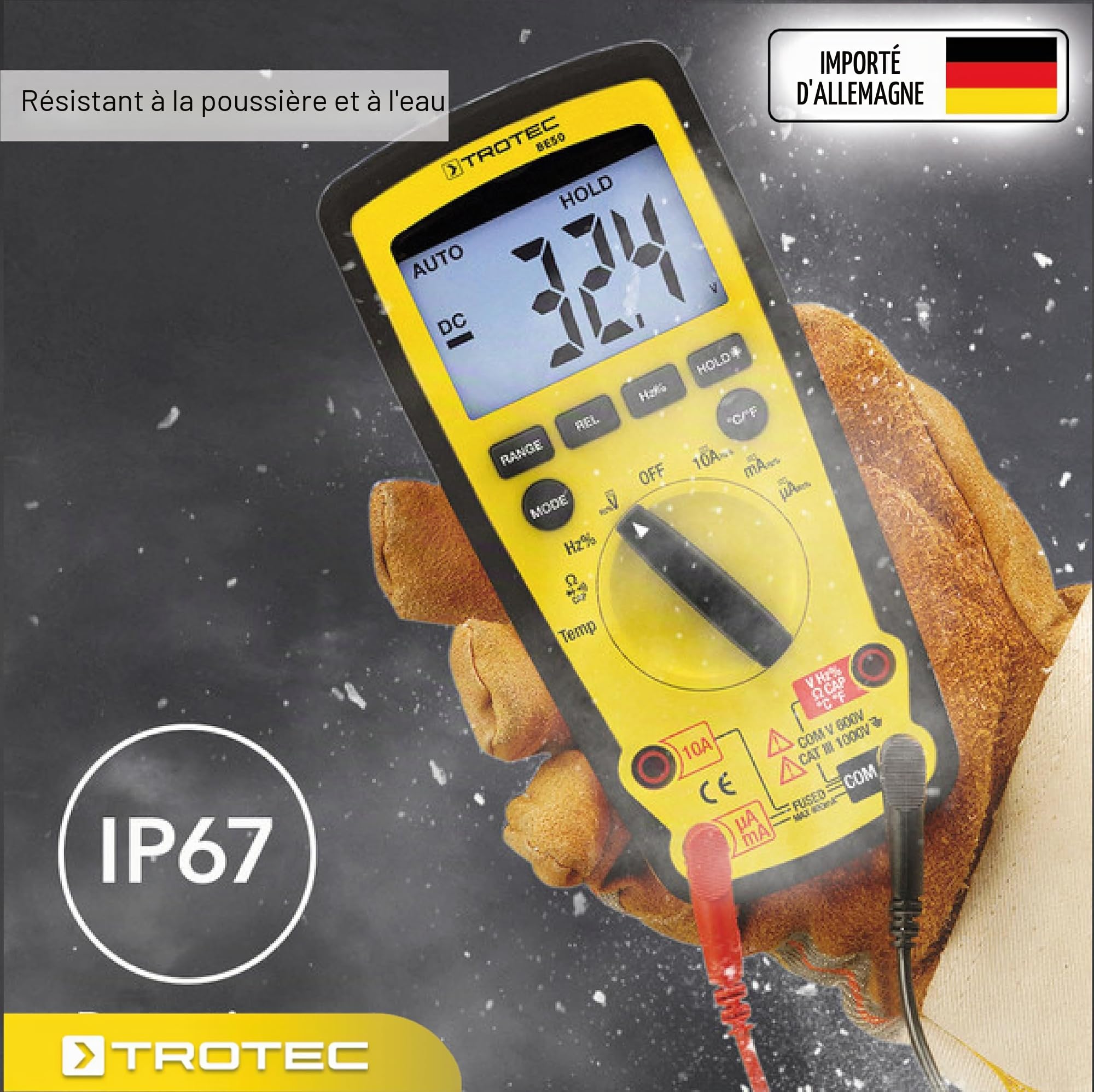TROTEC BE50 Multimètre numérique