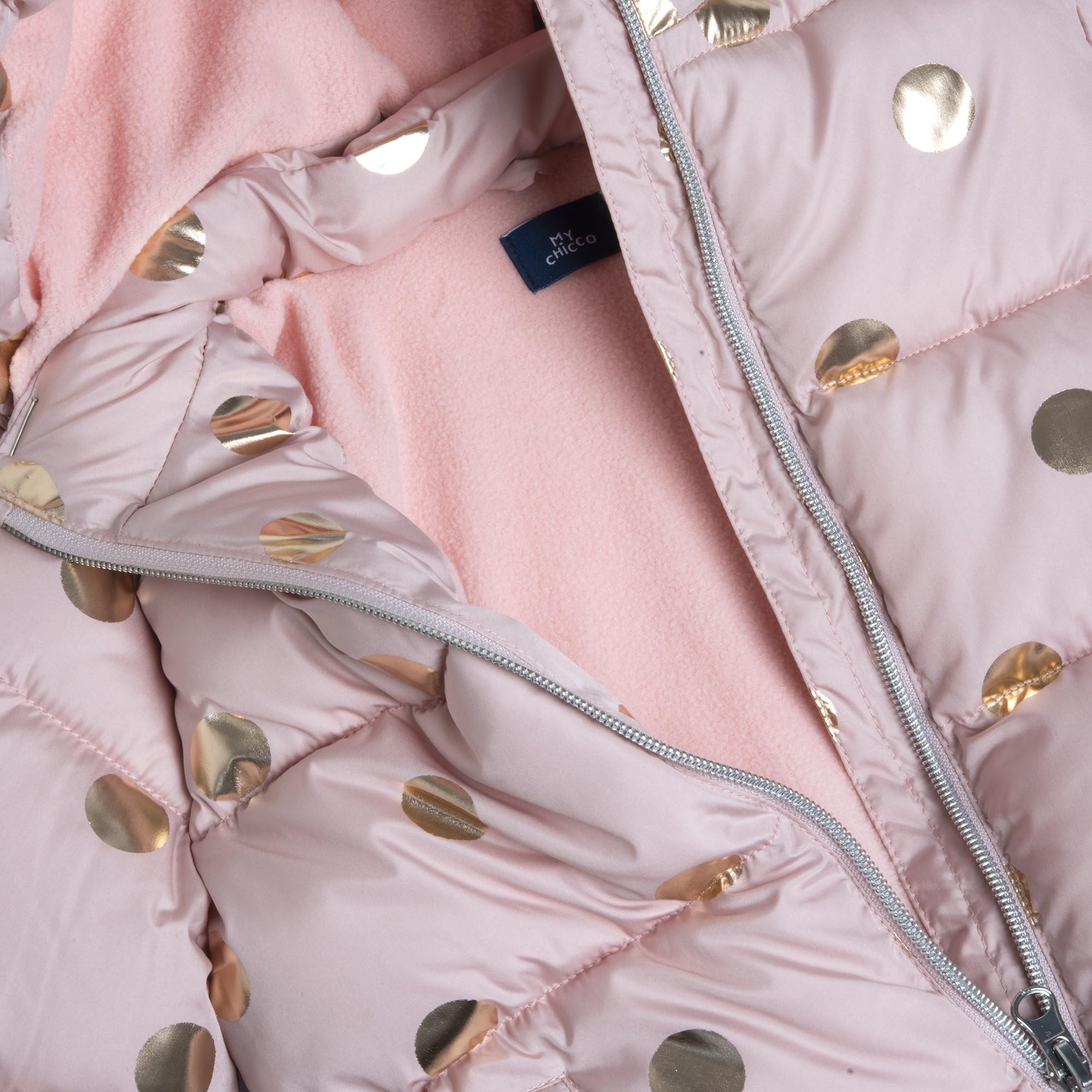Chicco, Abrigo Niña con Capucha y Práctica Cremallera, con Diseños Modernos y a la Moda, Lavable en Lavadora, Ropa Niña y Chica, Diseñado en Italia