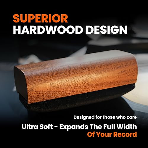 Miniatura 5 de Kit de limpieza definitivo de discos de vinilo de 5 piezas | Incluye: limpiador de discos - Cepillo de terciopelo, microfibra y lápiz óptico | Hecho