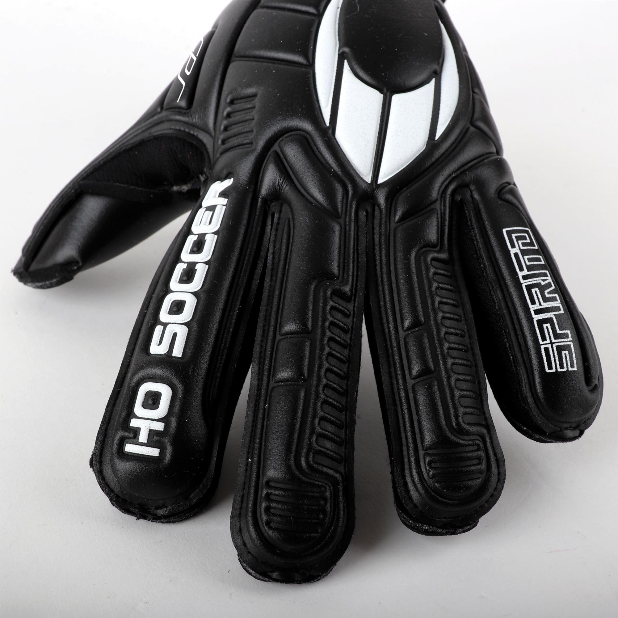 Ho Soccer Spirito Black Protek Flat, Guanti Portiere Gioventù Unisex