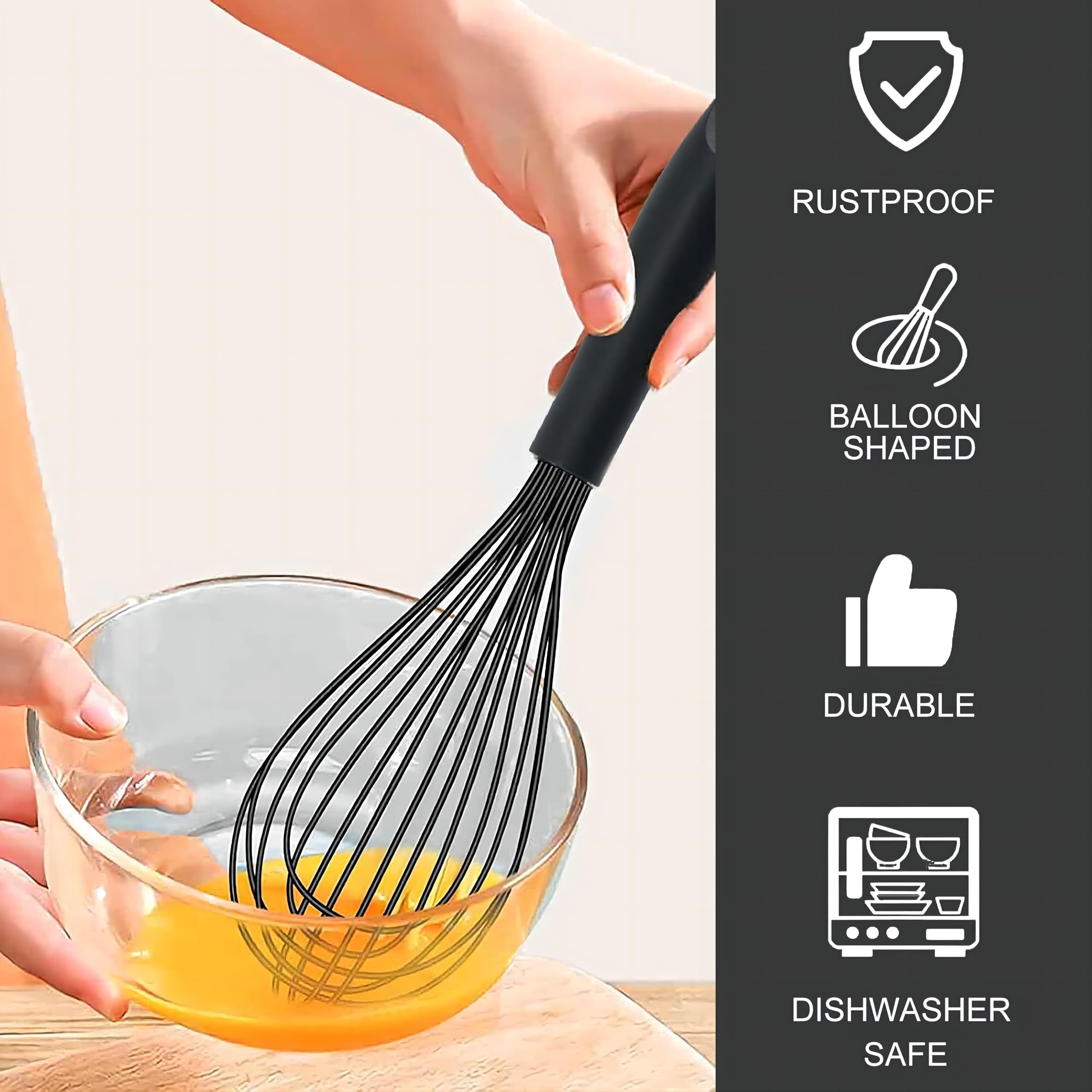 Fruste Da Cucina In Silicone Walfos - Set 3 Pezzi (21, 23, 28cm), Anti-Graffio - Foto 10