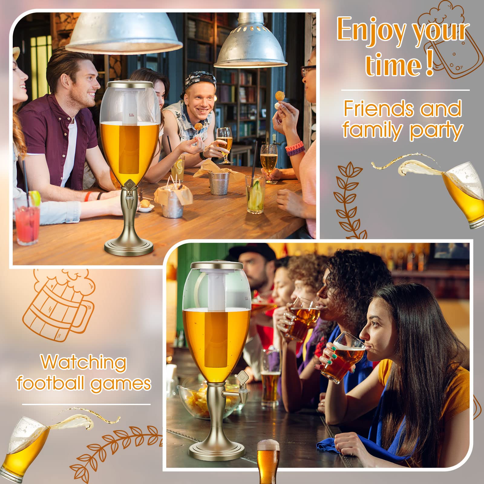 Irenare Iced Beverage Dispenser