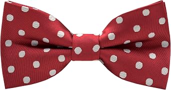 Boys Handmade Pre-Tied Classic Polka Dot Bow Ties