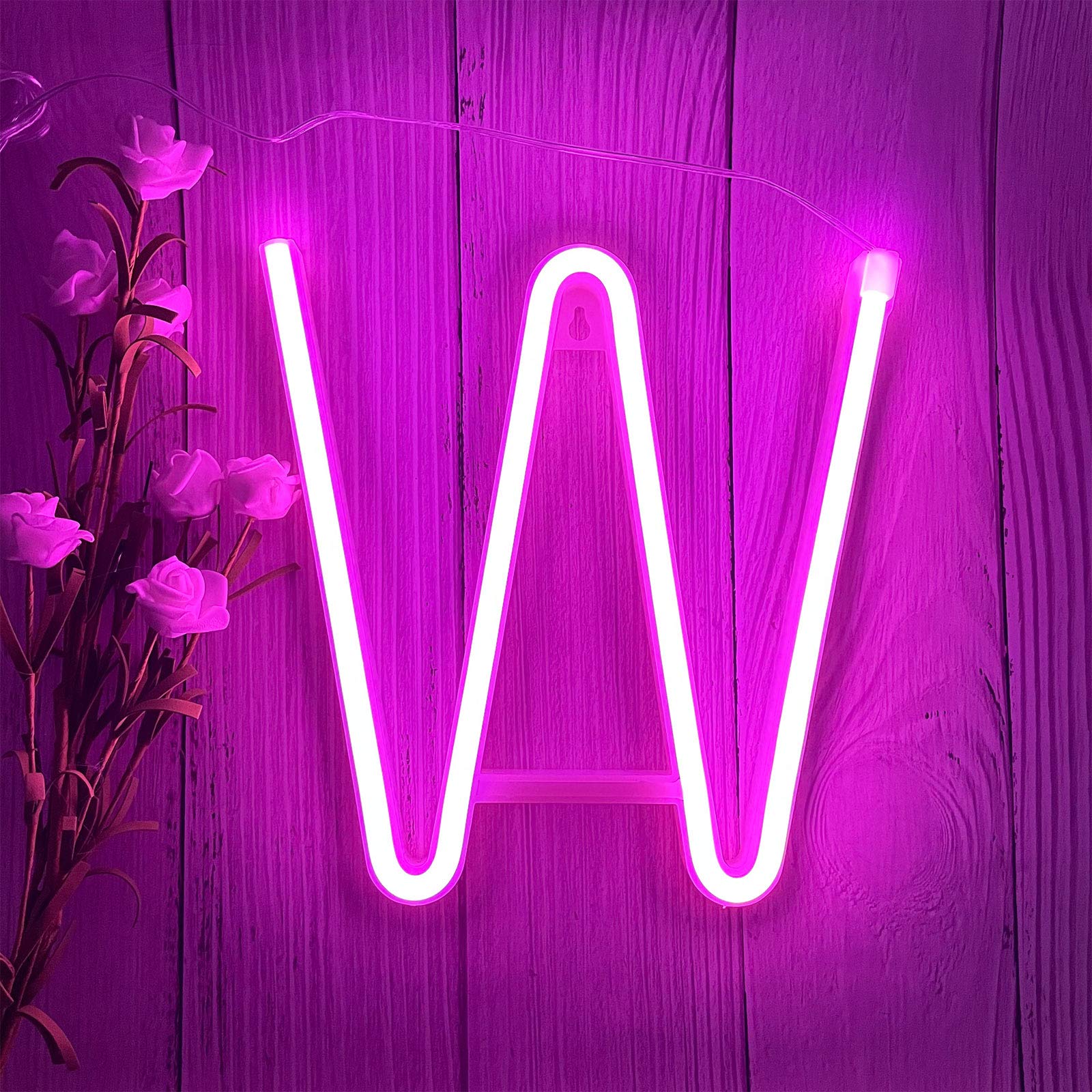 Lettres De L'alphabet LED Néon à Piles Ou USB Pour Décoration Murale De Mariage, Fête D'anniversaire, Noël, Maison, Bar (C