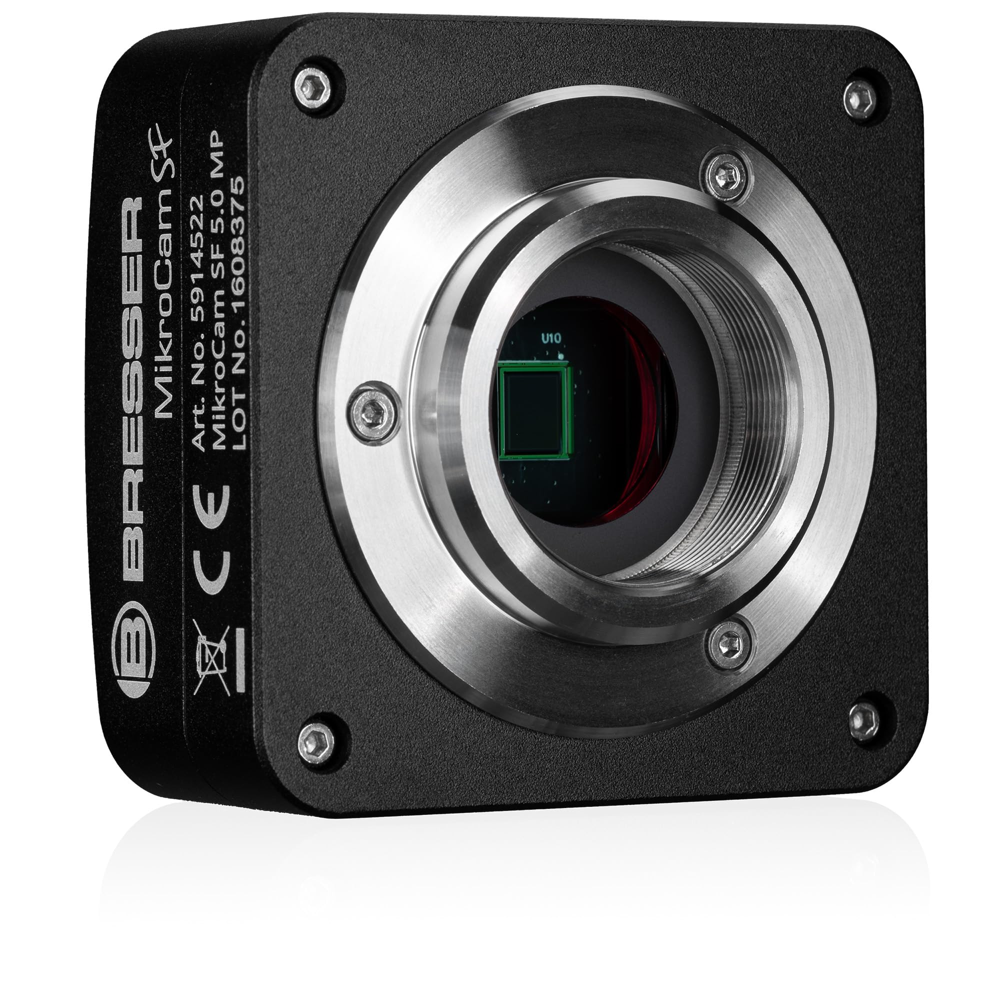 Bresser MikroCam SF 5.0 MP Mikroskopkamera mit Sony IMX335 Sensor, C-Mount, bis zu 26 fps, inkl. Adapter und Software