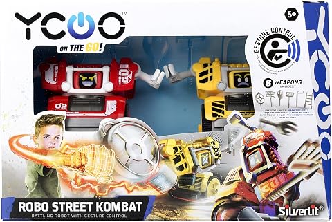Bizak Hand Control Battle Robot Robots Luchadores con Control por Movimientos, Mueve tu puño de 6 Formas Diferentes y controla tu Robot para Diferentes acciones, a Partir de 5 años (62008067)