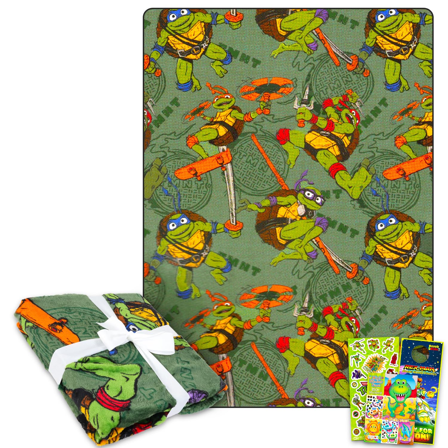 Amazon.com: Teenage Mutant Ninja Turtles Fleece Blanket Set