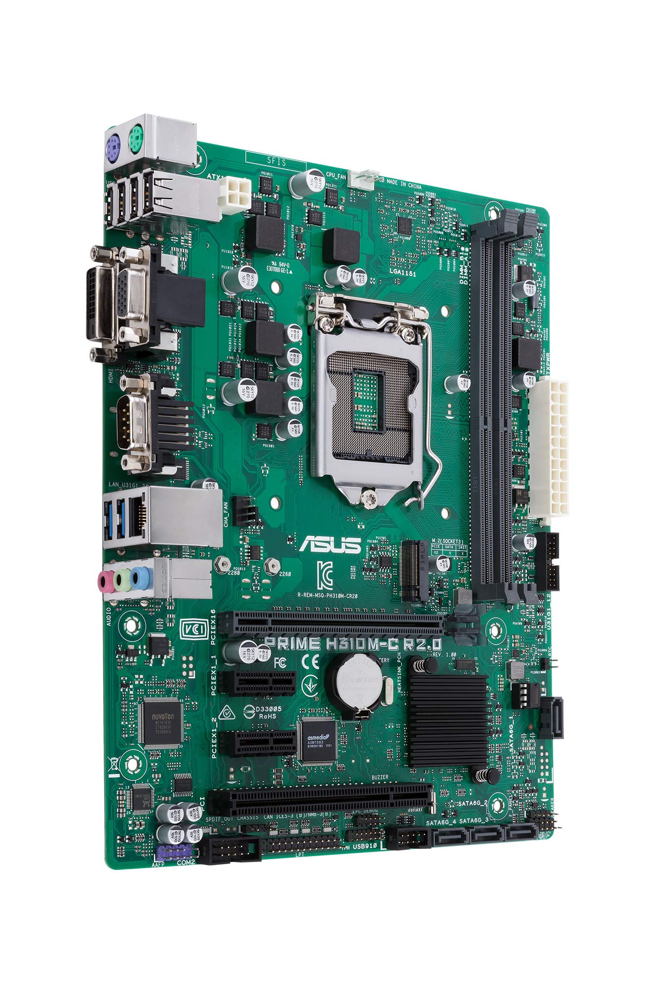 CPU付き　ASUS　PRIME H310M-A　LGA1151 ASUS Intel PRIME H310M-A R2.0 Socket LGA 1151 DDR4 Micro ATX