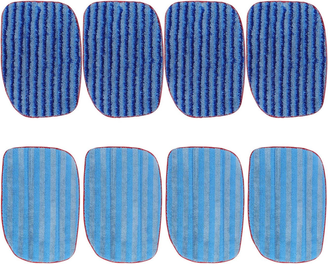 MC1385/MC1375 Pads For Mcculloch Steam Cleaner - 8 Pack Microfiber Steam Pads Replacement For Mcculloch Steamer Mc1275 Mc1270 heads - For Mcculloch Steamer Attachments/Accessories/Parts A1375-100/101