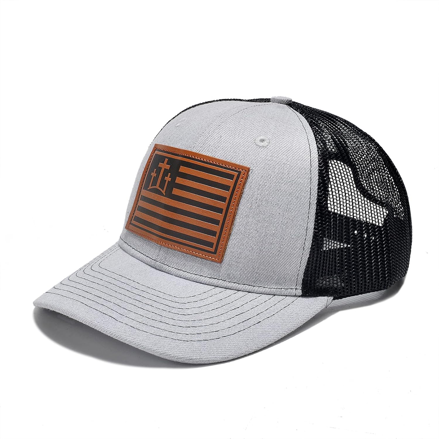 Christian Jesus Cross God Religious Faith Hats for Men Women Dad Embroidered Baseball Cap Trucker Hat Snapback Hat Gift - Image 3