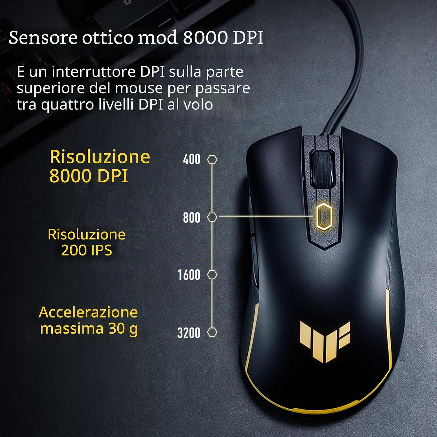 TUF GAMING M3 GEN II - Mouse gaming - Immagine 5