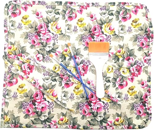 Miniatura 4 de Funny live Soporte para pinceles de pintura, pinceles de pintura para artistas y organizador de almacenamiento, bolsa enrollable, protege los