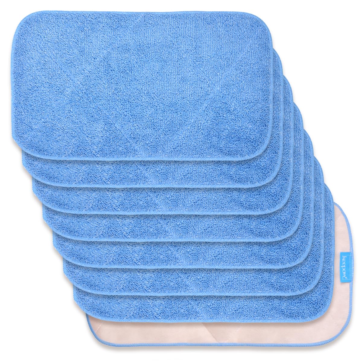 KEEPOW Microfiber Mop Cloth Refills Compatible with MR.SIGA, 8 Pack