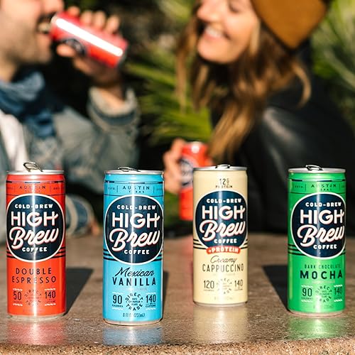 Miniatura 8 de Café High Brew preparado en frío, doble exprés, latas de 236,5 ml (paquete de 12)