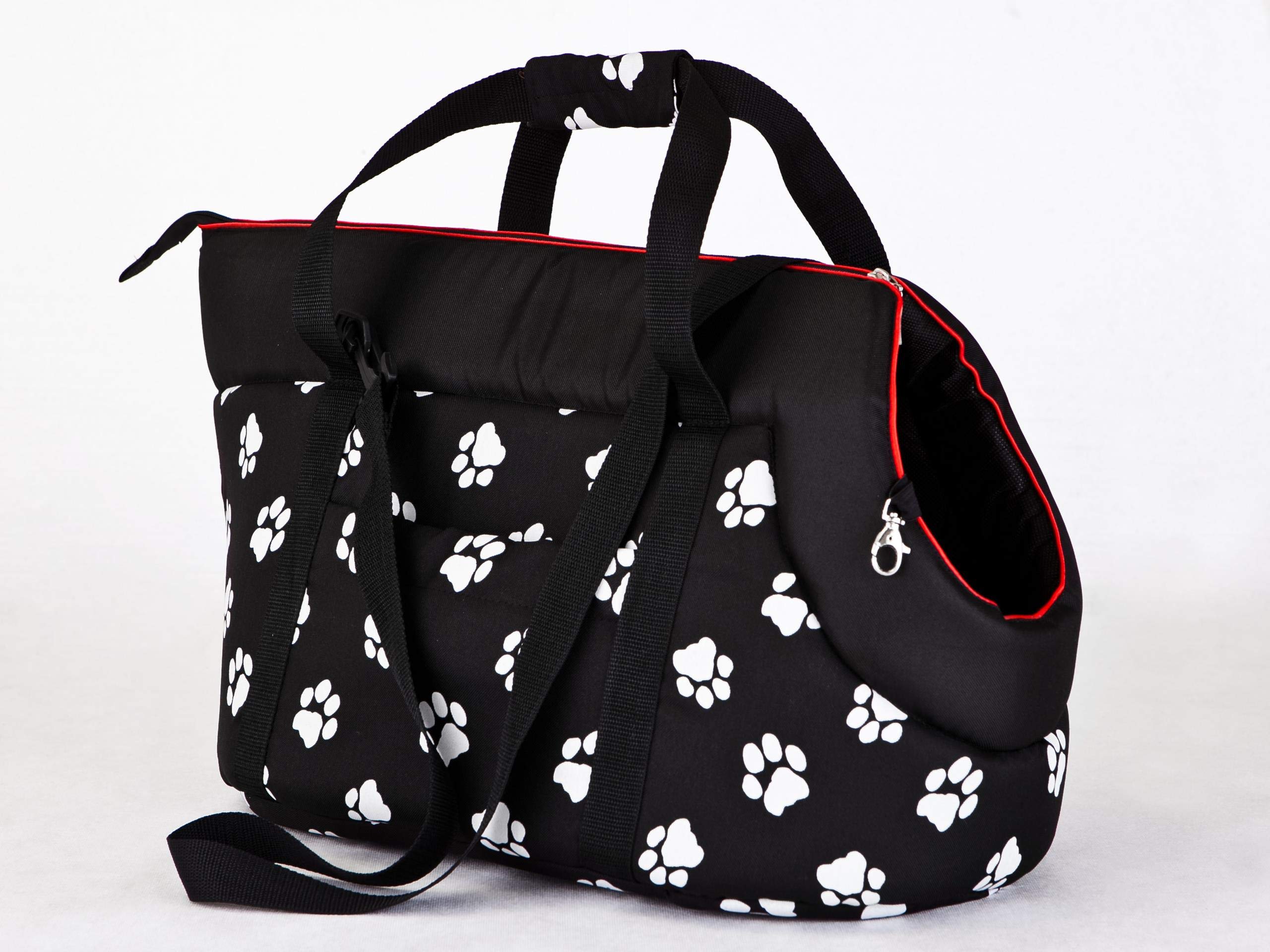 PillowPrim Borsa per il trasporto per cani di piccola e media taglia, cuccioli, gatti per passeggiate - Taglia M